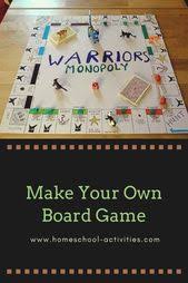 Has anyone on here successfully created their own game? Make Your Own Board Game For Kids Math Board Games Make Your Own Board Game Board Games Diy