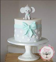 Pin By Cakeohols On Inspiration Baby Cakes Baby Elephant Cake Elephant Baby Shower Cake Baby Shower Cakes For Boys