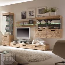 Wohnwand anbauwand schrankwand eiche massiv neu 38728. Billig Wohnwand Eiche Massiv Wohnzimmermobel Modern Wohnzimmer Design Wohnen