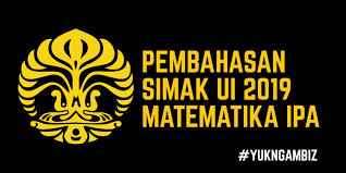 Check spelling or type a new query. Mahasiswi Biasa On Twitter Thread Pembahasan Simak Ui 2019 Matematika Ipa Kode Soal 311
