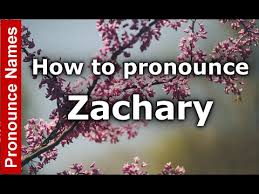 How To Pronounce Zachary Pronouncenames Com Youtube