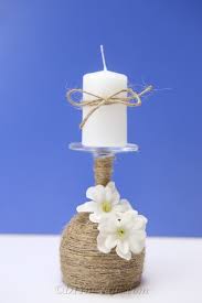 Diy Rustic Candle Holder Out Of A Wine Glass Diy Crafts