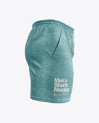 Download Melange Men S Shorts Mockup In Apparel Mockups On Yellow Images Object Mockups