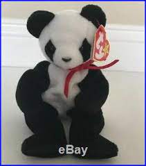 Retired Ty Beanie Baby Fortune The Panda Rare With Date Error 97 On Tag 98 On Tush Toys Games