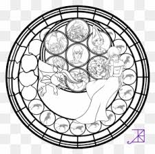 Kingdom hearts piano collection official sheet music book. Stained Glass Color Sheets Nightmare Before Christmas Adult Coloring Page Free Transparent Png Clipart Images Download