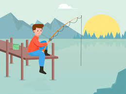 However, many creatives also incorporate black and white clipart into their projects. Fishing Animation Happy Sad Day Night By Skycap On Dribbble
