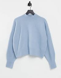 Learn how to knit this adorable baby booties! Other Stories Recycled Knit Sweater In Light Blue Asos