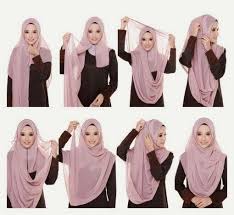 Beautiful Chest Coverage Hijab Tutorial Hijab Mudah Pakaian Wanita Gaya Hijab