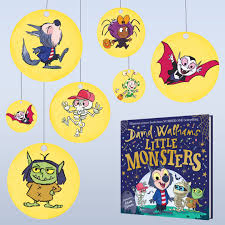 David's brand new book megamonster, illustrated by the brilliant tony ross, is out in just over a week! David Walliams Hq On Twitter Get In The Halloween Spirit With These Free Downloadable Halloween Decorations Featuring The Mischievous Characters From David S Brand New Book Little Monsters Illustrated By The Brilliant Adam Stower