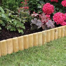 Vegetable and flower gardens plays quite a vital role in the home as they help in freshening the air resulting into better circulation of a cleaner air. Fixed Log Roll Edging Border Edging Garden Maintenance