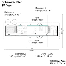 40ft Container House Plans In 2019 Container House Plans