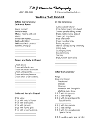 Wedding Photo Checklist Wedding Photo Checklist Wedding Photos Wedding Photography Checklist