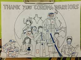 Thank You Corona Warriors Warrior Drawing Art Drawings Sketches Simple Art With Meaning