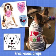 Custom dog shirts for humans. Kooltees Com Dog Shirts Dog Sweaters Dog Jackets And Licensed Sports For Dogs Dog Souvenir Dog Clothes Dog Pet Clothing Wholesale Dog Custom Dog Dog Apparel Dog Tee Shirts Pet Clothes Pet Sweaters