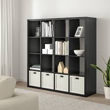 Convinced that the ikea kallax cubed shelf is what you need? Kallax Shelf Unit Black Brown 57 7 8x57 7 8 Ikea
