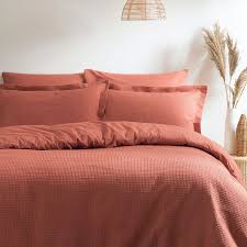 waffle duvet set red clay duvet sets red bedding duvet
