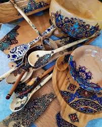 أواني تقليدية جزائرية من الخشب in 2021 arts and crafts my dream home salad servers
