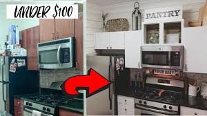 kitchen makeover under $100 renter