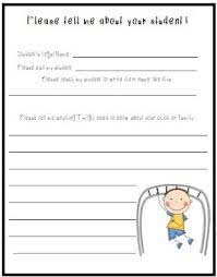 Students Information Form A Free Back To School Printable Student Information Form Classroom Freebies Student Information