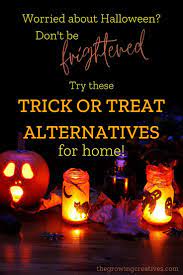 Trick Or Treat Alternatives To Do At Home The Growing Creatives Kid Friendly Halloween Halloween Celebration Halloween Kids