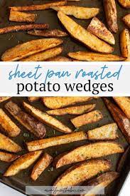 Roasted Seasoned Potato Wedges Recipe Recipes Roasted Potato Wedges Cooking Recipes