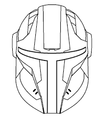 Хочется глянуть the art of the mandalorian 2. Blank Helmet Drawings