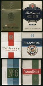 Vintage Cigarette Packets