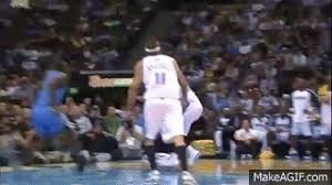 Denver nuggets point guard jamal murray reportedly will not play saturday against the sacramento kings due to left knee soreness, according to mike singer of the denver post. Carmelo Anthony Dunks On Paul Millsap Hd 720p On Make A Gif