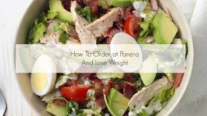 how to eat at panera and lose weight