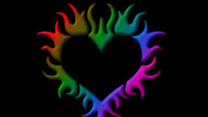 Rainbow Hearts Heart Free Screensavers Wallpaper 1360x768 Px Free Screen Savers Wallpapers Cartoon Heart Heart Wallpaper
