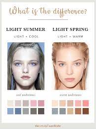 What Is The Difference Between Light Summer And Light Spring Light Spring Light Spring Colors Light Summer Color Palette
