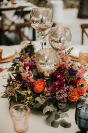 Gray brunia, the silvery berries popular in wedding bouquets, look just as pretty on the. 20 Fall Wedding Centerpieces To Inspire Your Big Day Hi Miss Puff