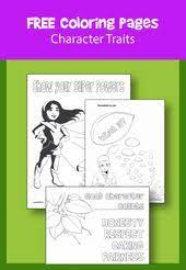 Includes images of baby animals, flowers, rain showers, and more. Free Printable Character Education Coloring Pages That Teach Good Character Traits Like R Character Education Good Character Traits Kindergarten Coloring Pages