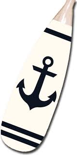 Anchor Paddle Canoe Paddle Decor Canoe Paddle Canoe Paddle Art