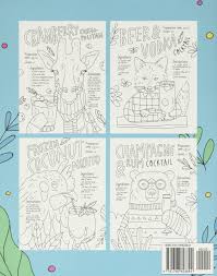 Download Amazon Com Drinking Animals Coloring Book A Fun Coloring Gift Book For Party Lovers Adults Relaxation With Stress Relieving Animal Designs Quick And Easy Cocktail Recipes 9781796828894 Publishing Caffeinestar Books