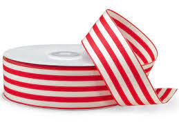 2.5 wired stars and stripes on royal wired ribbon, red, white and blue ribbon, american bow making ribbon, wreath making supply lakecountrytreasure. Hot Red And White Striped Cabana Ribbon 1 1 2 X25 Yards Nashville Wraps
