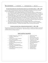 Telecommunications Resume