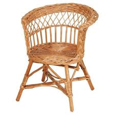 En rotin, qualité très résistante et solide, ce fauteuil pourra être déplacé à votre guise en fonction de vos envies. La Vannerie D Aujourd Hui Fauteuil En Osier Pour Enfant Assise Ronde