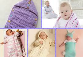This pattern is available for free. 9 Most Precious Baby Cocoons Including Free Knitting Patterns Knitting Women