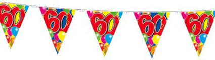 Slinger Ballonnen 60 Jaar 10 Meter