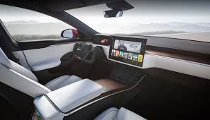 Tesla model y innenraum 7 sitzer. Tesla Model S X Mit Neuem Interieur Optimiertem Antrieb Ecomento De