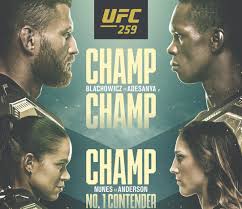 Dillashaw ufc 265 ufc fight night: Latest Ufc 259 Fight Card Ppv Lineup For Blachowicz Vs Adesanya On March 6 In Las Vegas Mmamania Com