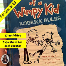 Diary of a wimpy kid: Rodrick Rules Diary Of A Wimpy Kid 2 Novel Study For Special Ed Special Needs For Special Kids