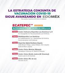 Información oficial sobre la vacunación contra el nuevo coronavirus. Gobierno Del Estado De Mexico On Twitter Tienes Hasta El 17 De Abril Para Acudir A Vacunarte Contra Covid 19mx En El Municipio De Ecatepec Consulta Las Sedes De Vacunacion Https T Co Mbbrhbozca