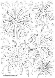 Top 10 world flags coloring pages: Firework 4th Of July Coloring Pages Novocom Top