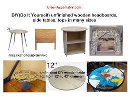Unfinished Table Tops Storage Tables Headboards And Decorator Tables Many Sizes To Choose From S Unfinished Wood Furniture Wooden Headboard Wooden Table Top