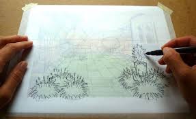 How to draw a safari. Tips From A Landscape Designer Garden Perspective Drawing For The Home Gardener Garden Therapy