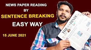We did not find results for: News Paper Reading By Sentence Breaking 15 June 2021 Youtube