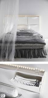 Six White Ikea Trones Shoe Cabinets Are Used To Create A Headboard For A Bed Ikea Headboard Hack Ikea Headboard Headboard