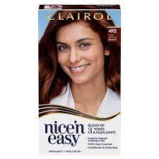 Will not be buying from this brand again. Clairol Nice N Easy Permanent Hair Color Creme 4rb Dark Reddish Brown 1 Application Walmart Com Walmart Com